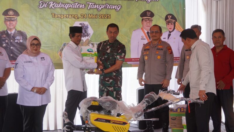 Dandim dan Kapolresta Tangerang Tanam Jagung Hibrida, Dorong Kemandirian Pangan Desa