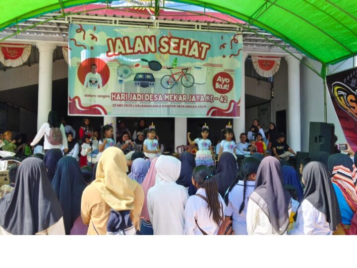 Jalan Sehat Dalam Rangka HUT Desa Mekar Jaya ke-42 Tahun 2025