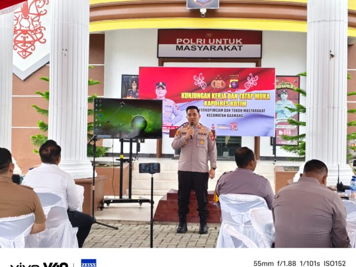 Kunjungan Kerja Kapolres Kotim Beserta Rombongan di Mapolsek Baamang