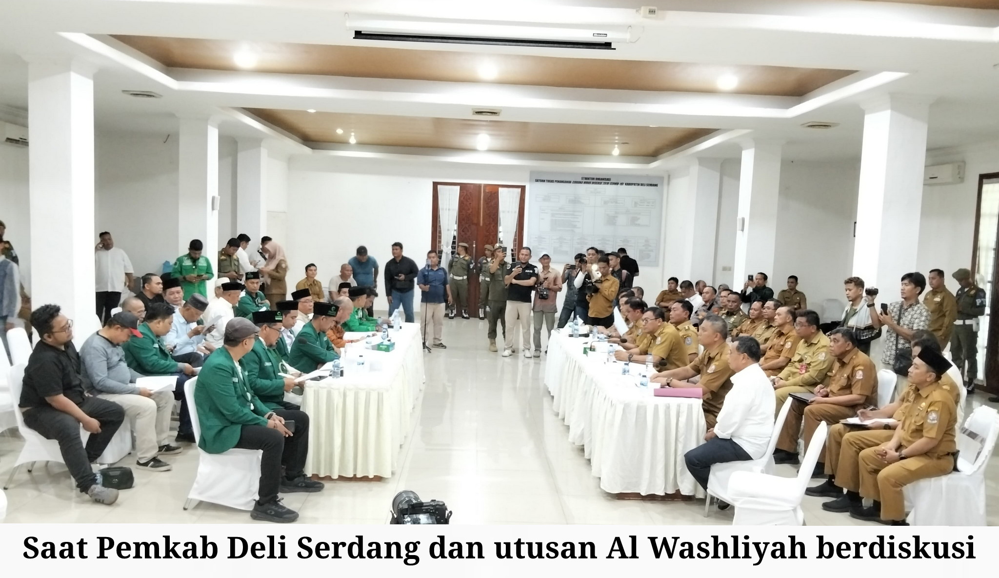 Pertemuan Bupati/Wabup Deli Serdang Dengan Al Washliyah “Masih Mencari Solusi Sesuai Aturan yang Berlaku”