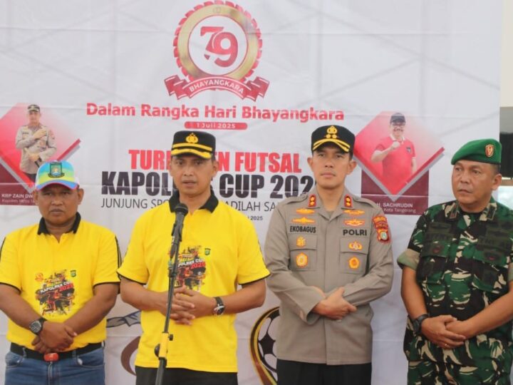 Turnamen Futsal Kapolres Cup 2025 Digelar Di Gor Nambo Jaya Sport Center Tangerang