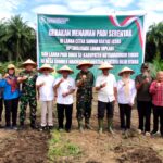 Kodim 1015/Sampit Gelar Gerakan Tanam Padi Gogo, Dukung Swasembada Pangan Nasional