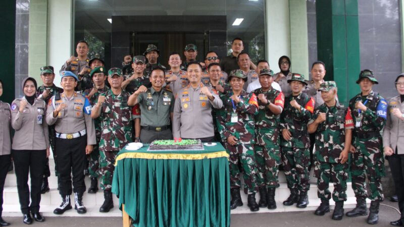 Dengan Semangat HUT ke 79 Kodam III/Siliwangi TNI dan Polri di Bogor Komitmen Jaga Kekompakan