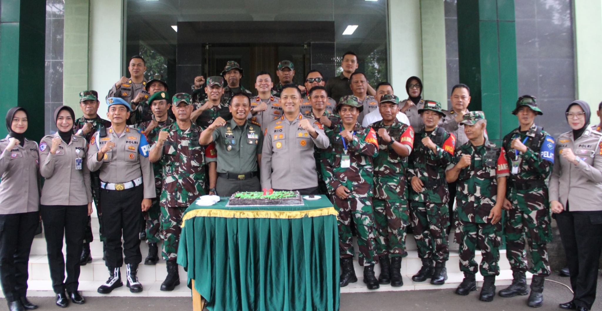 Dengan Semangat HUT ke 79 Kodam III/Siliwangi TNI dan Polri di Bogor Komitmen Jaga Kekompakan