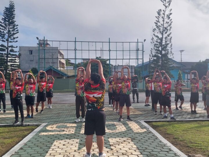 Jaga Kebugaran,Personil Kodim 1015/Sampit Laksanakan Olahraga Bersama