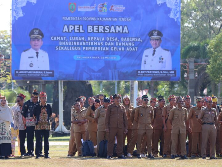 Hadiri Apel Bersama Perangkat Pemerintahan, Kapolda Kalteng Tegaskan Komitmen Dorong Sinergi Bhabinkamtibmas Dukung Pembangunan Desa