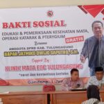 Perdana..! Jatmiko Dwijo Saputro SH, Anggota DPRD Tulungagung Sapa Warga Dengan Gelar Bakti Sosial