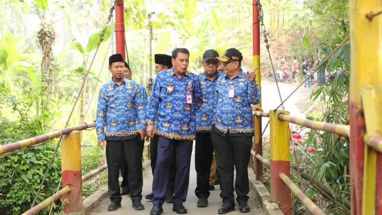 Bupati Tangerang Ajak Pemkab Bogor Bersinergi Bangun Jembatan Babat-Jaga Bita, Parung Panjang Bogor