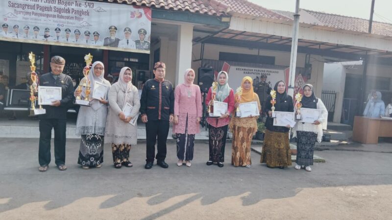 Kecamatan Parungpanjang Gelar Upacara Hari Jadi Bogor ke-534, Polsek dan Koramil Hadir