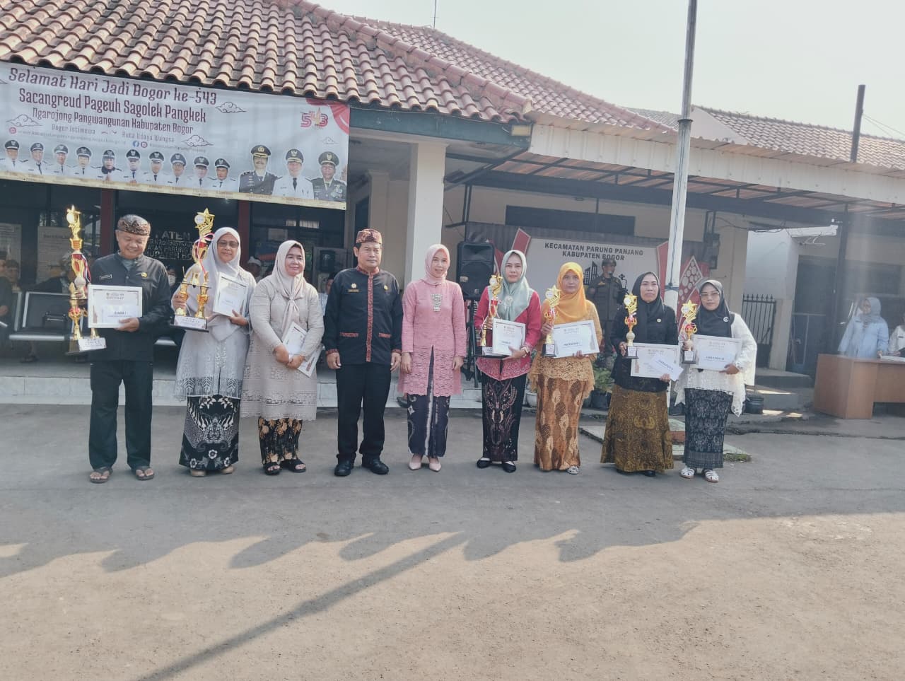 Kecamatan Parungpanjang Gelar Upacara Hari Jadi Bogor ke-534, Polsek dan Koramil Hadir