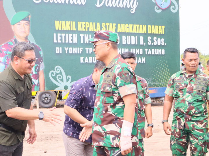 Wakasad Tinjau Kesiapan Pembangunan Batalyon TP 831/Panunjung Tarung
