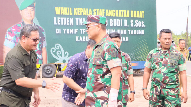 Wakasad Tinjau Kesiapan Pembangunan Batalyon TP 831/Panunjung Tarung