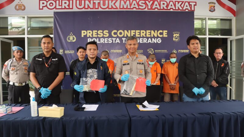 Polresta Tangerang Tangkap Pelaku Curanmor yang Membuat Resah Masyarakat di Cikupa