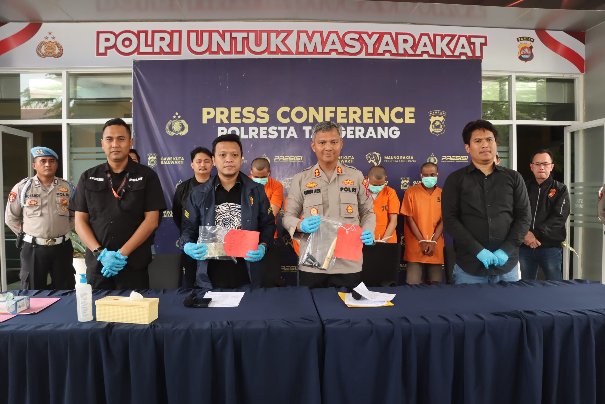 Polresta Tangerang Tangkap Pelaku Curanmor yang Membuat Resah Masyarakat di Cikupa