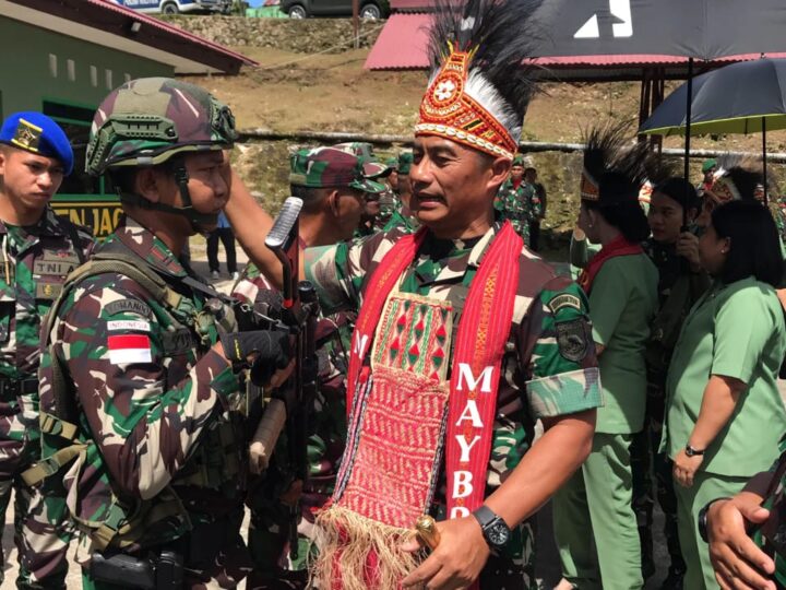 Kunker Pangdam Kasuari Ke Maybrat “Berikan Kenyamanan dan Ketentraman, Inspirasi serta Semangat Dalam Pembangunan”