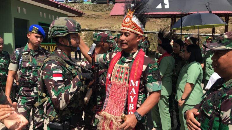 Kunker Pangdam Kasuari Ke Maybrat “Berikan Kenyamanan dan Ketentraman, Inspirasi serta Semangat Dalam Pembangunan”