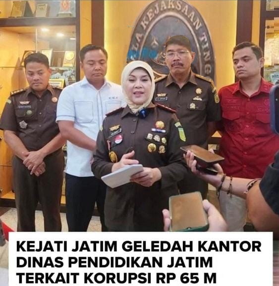 PKN Mengucapkan Terima Kasih Kepada Kajati Jatim Yang Telah Melanjutkan Laporan PKN ke Tahap Penyidikan Atas Dugaan Korupsi di Dinas Pendidikan Jatim