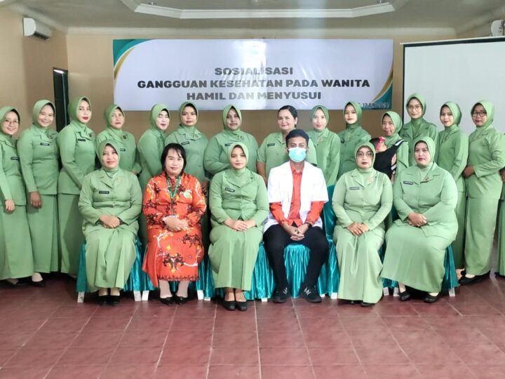 Persit Cabang XLI Dim 1015 Sampit Terima Sosialisasi Kesehatan