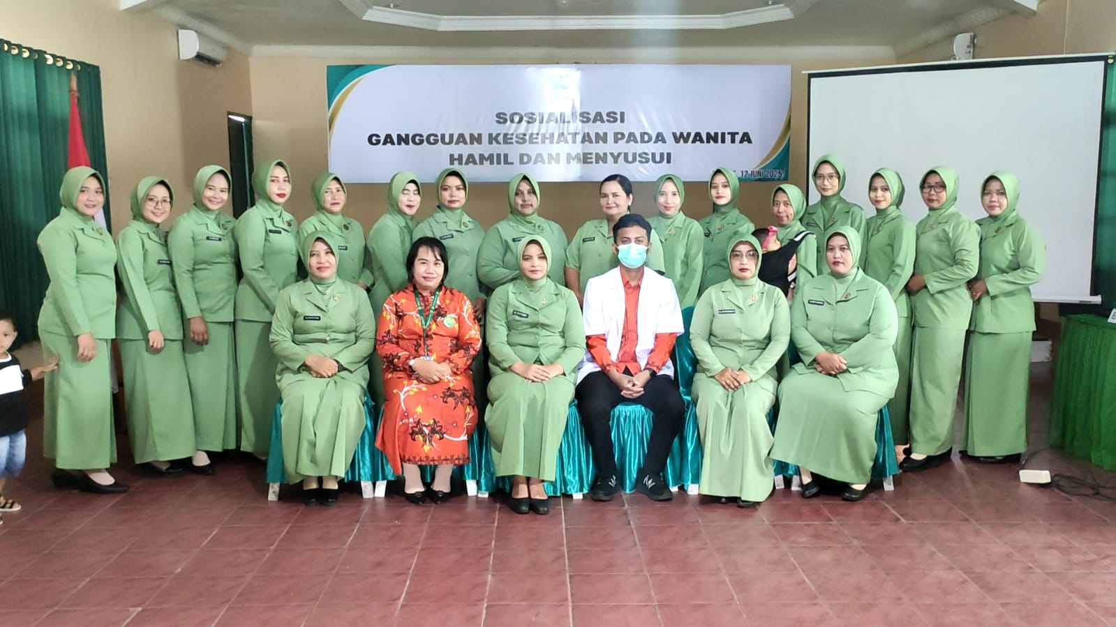 Persit Cabang XLI Dim 1015 Sampit Terima Sosialisasi Kesehatan