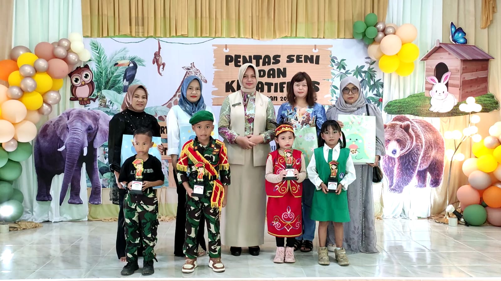 Kodim 1015/Sampit Gelar Acara Kelulusan dan Perpisahan TK Kartika XVII 21 Dan 22