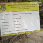 Diduga Proyek Betonisasi Pembangunan Jalan Raya Alternatif Suradita Anggaran Dengan Jumlah 1.405. 327. 000, Miliar Rupiah Tidak Sesuai Dengan Pekerjaan Yang Di Kerjakan. 