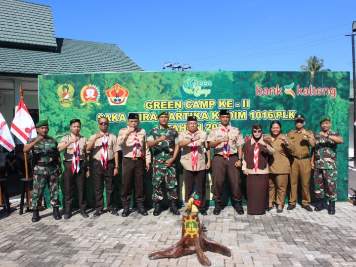 Bina Generasi Muda, Kodim 1016/Plk Buka Green Camp Ke – II Saka Wira Kartika