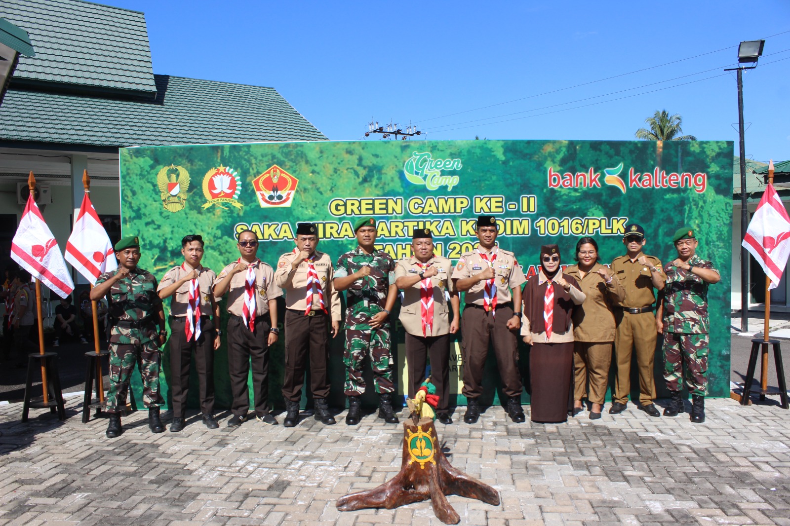Bina Generasi Muda, Kodim 1016/Plk Buka Green Camp Ke – II Saka Wira Kartika