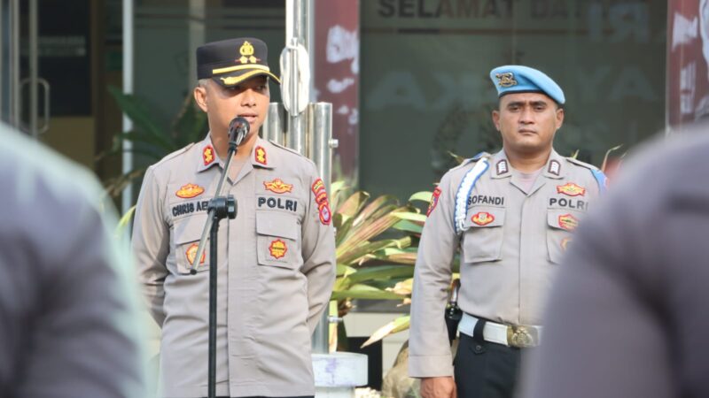 Wakapolresta Tangerang Pimpin Apel Pagi: Tekankan Etika Digital dan Semangat Pelayanan