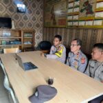 Polsek Tigaraksa Ikuti Zoom Meeting Ketahanan Pangan: Kanit Binmas Ipda Budi Wahono Pimpin Rapat
