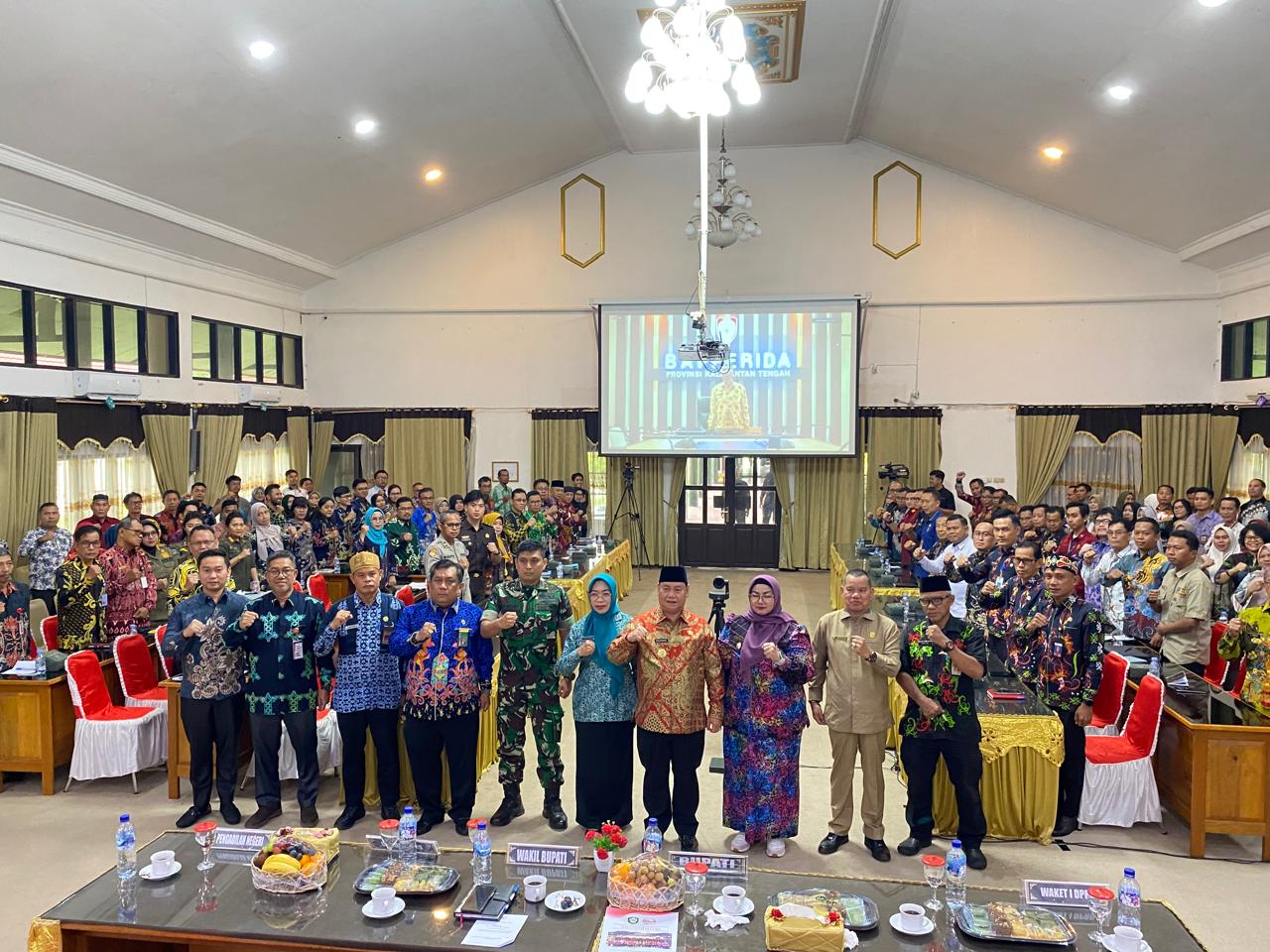 Komandan Kodim 1015/Sampit Hadiri Musrenbang RPJMD Kabupaten Kotim.