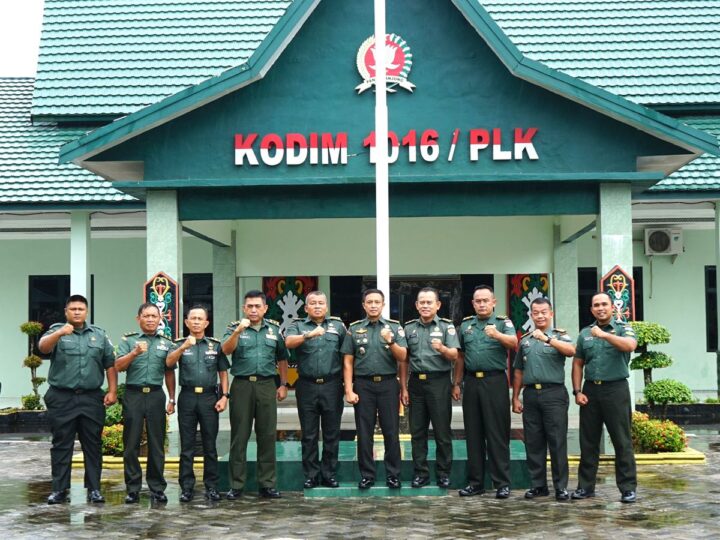 Kodim 1016/Plk Terima Kunjungan Tim Wasev Sterad: Babinsa Sebagai Ujung Tombak Satuan Teritorial