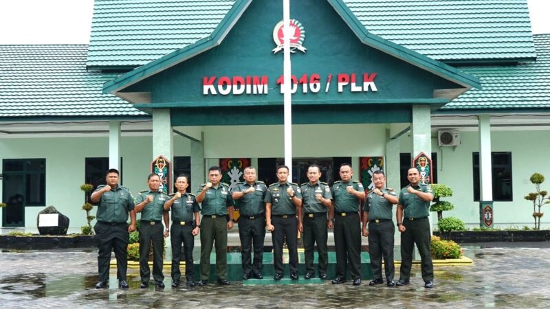 Kodim 1016/Plk Terima Kunjungan Tim Wasev Sterad: Babinsa Sebagai Ujung Tombak Satuan Teritorial