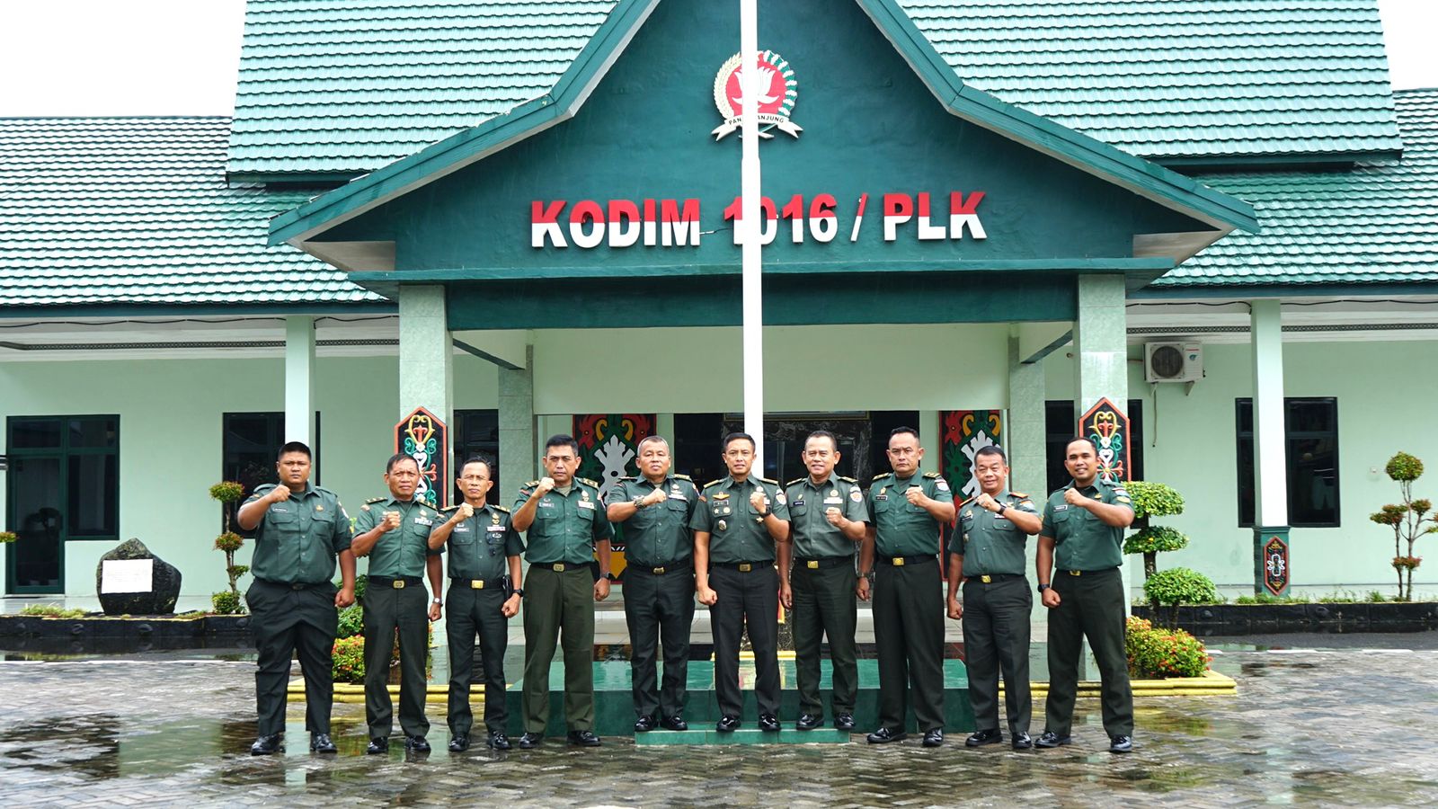 Kodim 1016/Plk Terima Kunjungan Tim Wasev Sterad: Babinsa Sebagai Ujung Tombak Satuan Teritorial