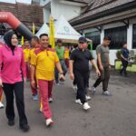 Dandim 1015/Sampit Hadiri Olahraga Bersama, Sambut HUT Bhayangkara Ke-79