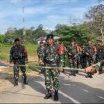 Serah Terima Satgas Pamtas RI-Malaysia Sektor Barat Yonkav 12/BC