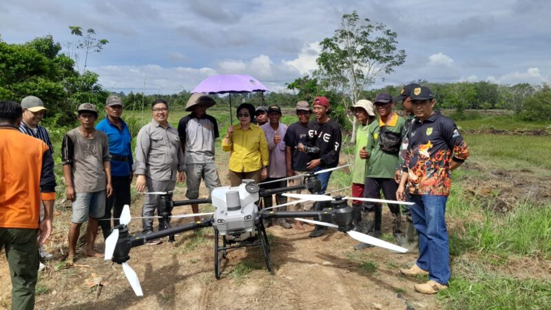 Babinsa Koramil 1016-07/Tewah Dampingi Kunker Wakil Bupati Gunung Mas