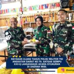 Rayakan Ulang Tahun Polisi Militer TNI Angkatan Darat Ke-79, Satgas Sempu XXV-Q Laksanakan Acara Syukuran di Daerah Misi