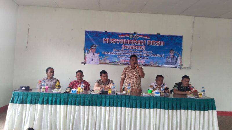 Babinsa Hadiri Rapat Musdes Dalam Rangka Penyusunan RKP Desa Tahun 2026.