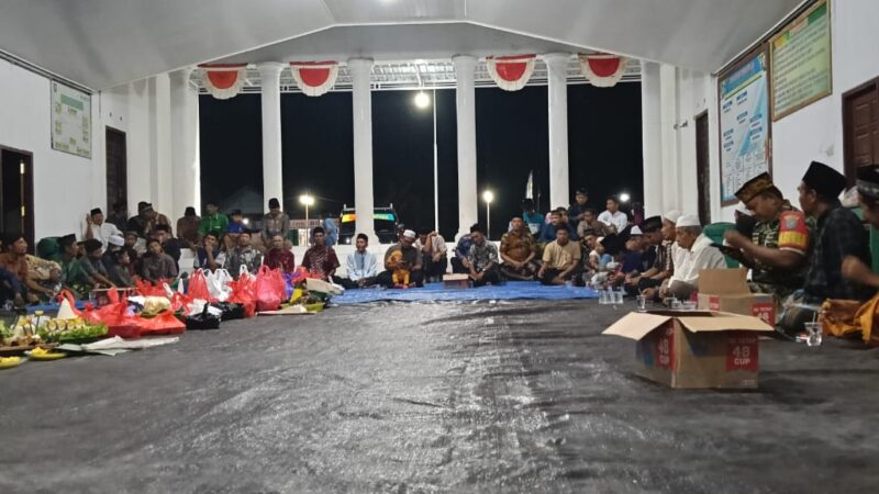 Tasyakuran Menjelang 1 Muharram 1447 H di Aula Kantor Desa Mekar Jaya