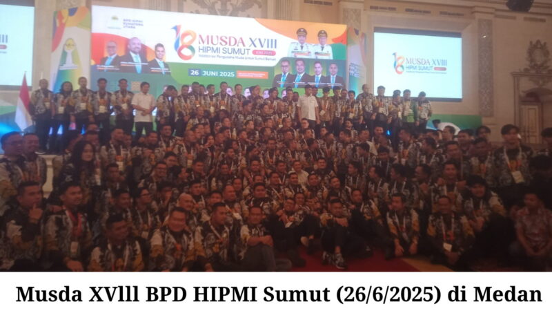 Kaperwil Sumut Media Berita Umum Nasional INDOPERS Jhon N.L.Tobing S.Th Mengucapkan Selamat & Sukses Atas Terpilihnya Dian Iskandar Nasution Cliffrs Jadi Ketum BPD HIPMI Sumut (2025-2028)