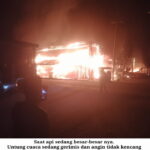 Dugaan Korsleting Listrik “Delapan Kios Hangus Terbakar Di Kota Lubuk Pakam”