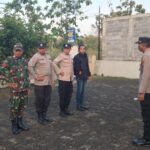 Kapolsek Tragah AKP Erwan Kurniawan, SH Pimpinan Apel Persiapan Patroli Malam Hari Raya IDUL ADHA 1446