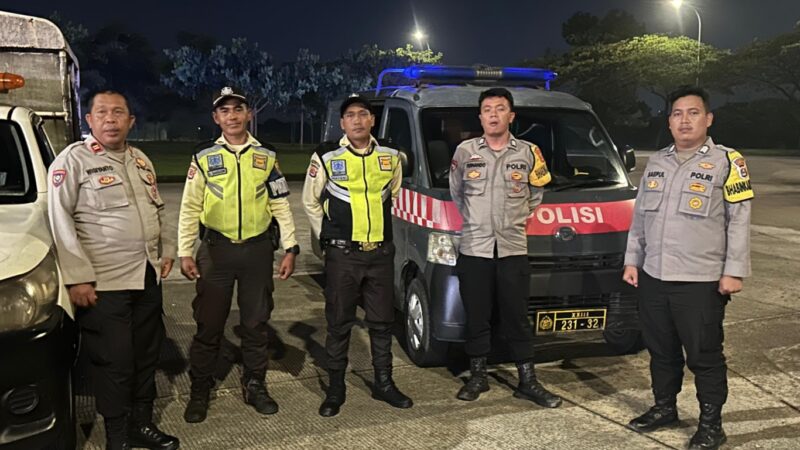 Antisipasi Gangguan Kamtibmas 3C, Pawas Polsek Pasar Kemis Pimpin Patroli Mobile