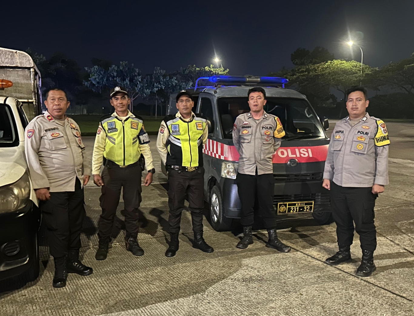 Antisipasi Gangguan Kamtibmas 3C, Pawas Polsek Pasar Kemis Pimpin Patroli Mobile