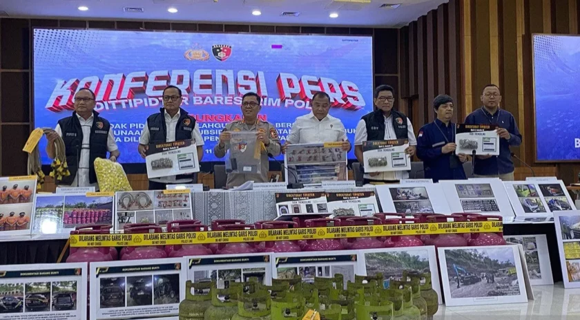 Sindikat Gas Oplosan Yang Merugikan Negara Rp7,9 Miliar di Sidoarjo Jawa Timur Dibongkar Bareskrim Polri