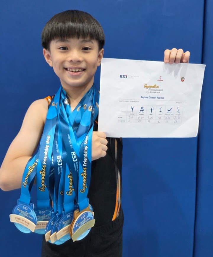 Calon Juara Sejak Dini, Reyhans Clementrich Houston Tampil Memukau di Ajang Gymnastics