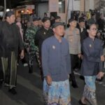 Bupati Pacitan Indrata Nur Bayuaji Didampingi Forkopimda Kompak Mlaku Suran Sambut Tahun Baru 1 Muharam 1447 Hijriah