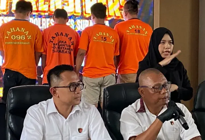 Polrestabes Surabaya Ringkus Dua Petinggi PT CPE Yang Terlibat Penyalahgunaan BBM Subsidi
