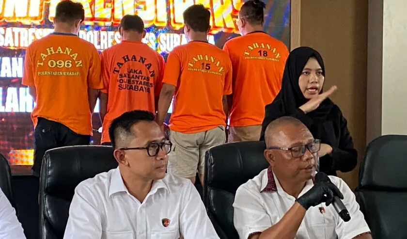Polrestabes Surabaya Ringkus Dua Petinggi PT CPE Yang Terlibat Penyalahgunaan BBM Subsidi