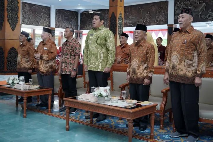 Bupati Indrata Nur Bayuaji Membuka Muskab Persatuan Wredatama Republik Indonesia Kabupaten Pacitan 2025